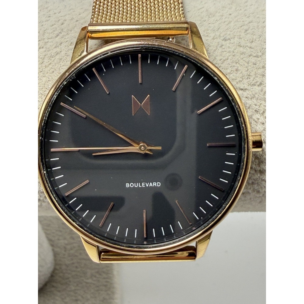 MVMT Boulevard New Battery Ladies Watch 38MM 7.5" Stainless Steel Band